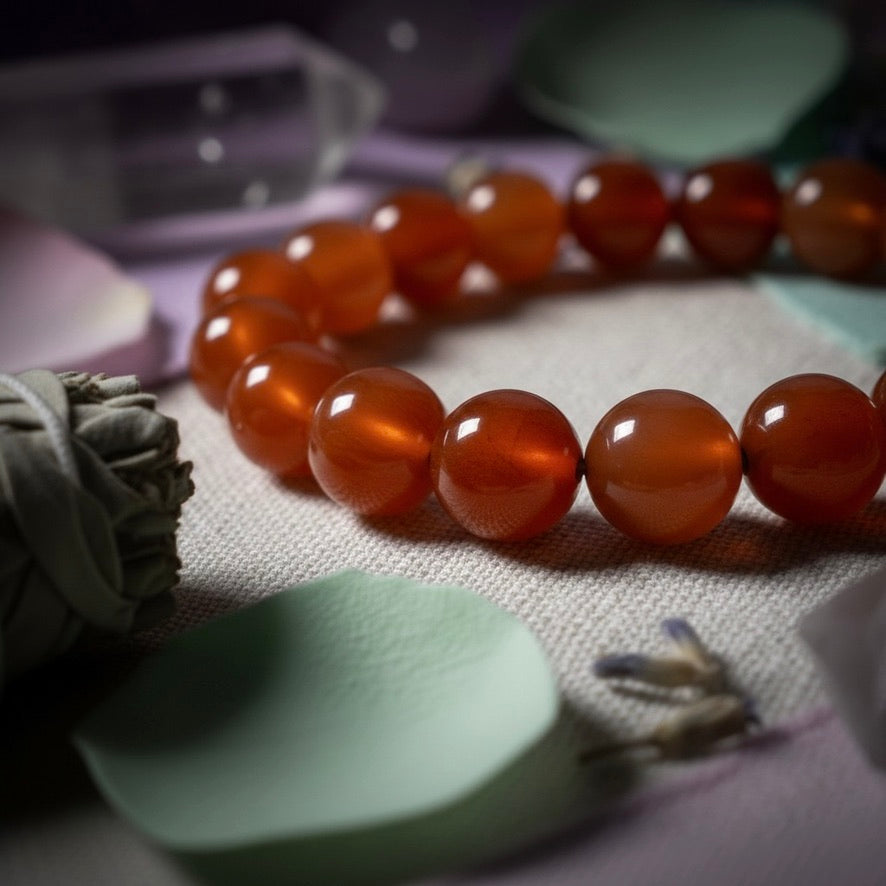 Carnelian Bracelet – Crystal for Motivation & Vitality - Image 3