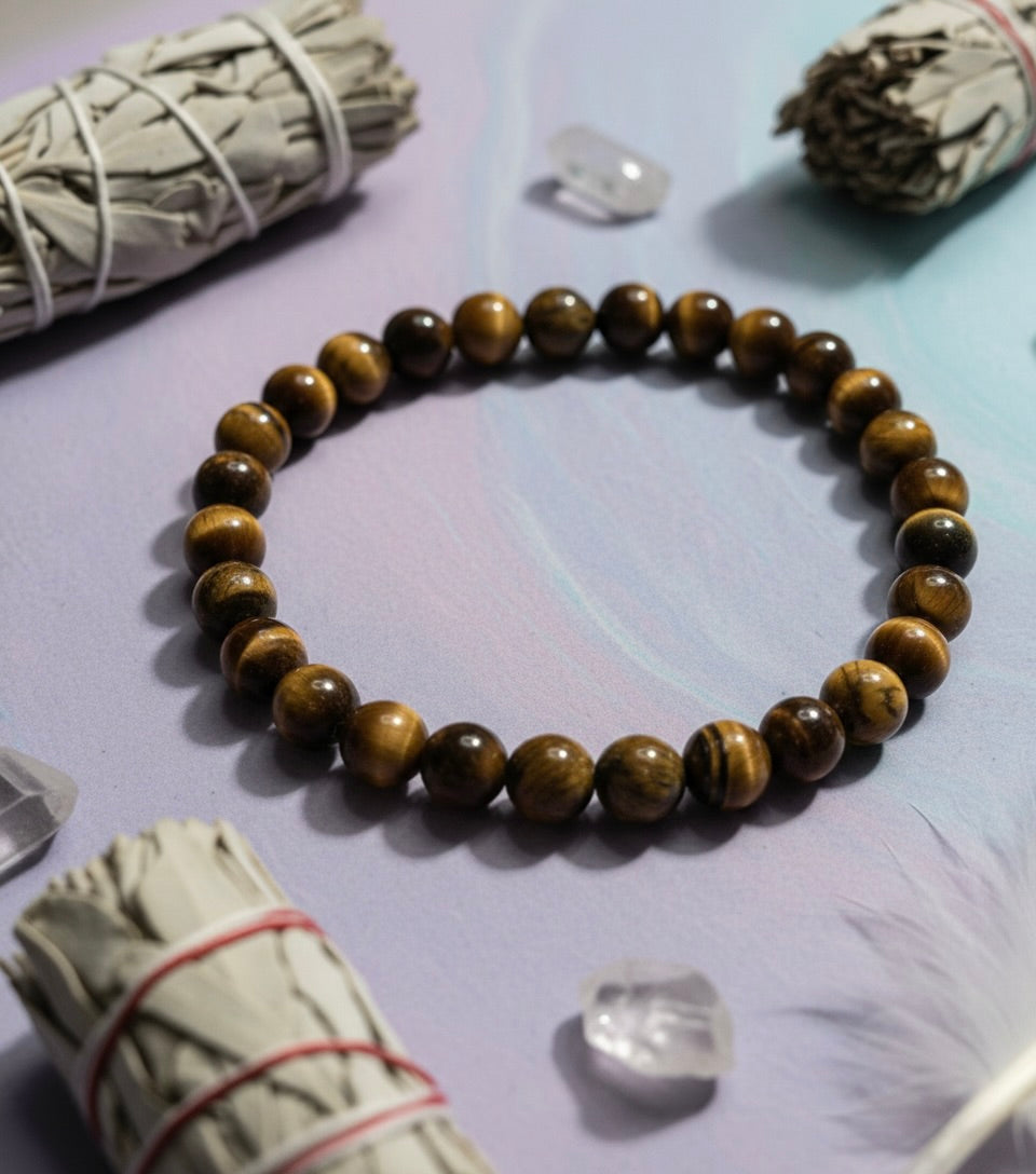 Tiger’s Eye Bracelet – Crystal for Strength & Confidence - Image 2