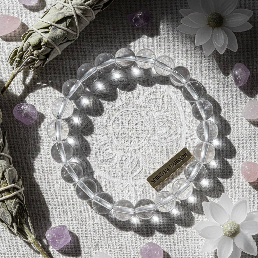 Clear Quartz Bracelet – Master Healer & Energy Amplifier - Image 2