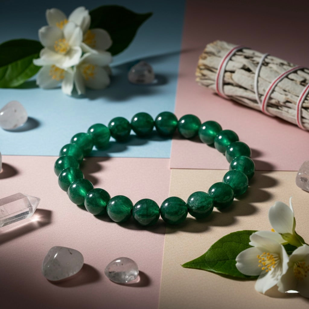 Green Aventurine Bracelet – Crystal for Luck & Growth - Image 3