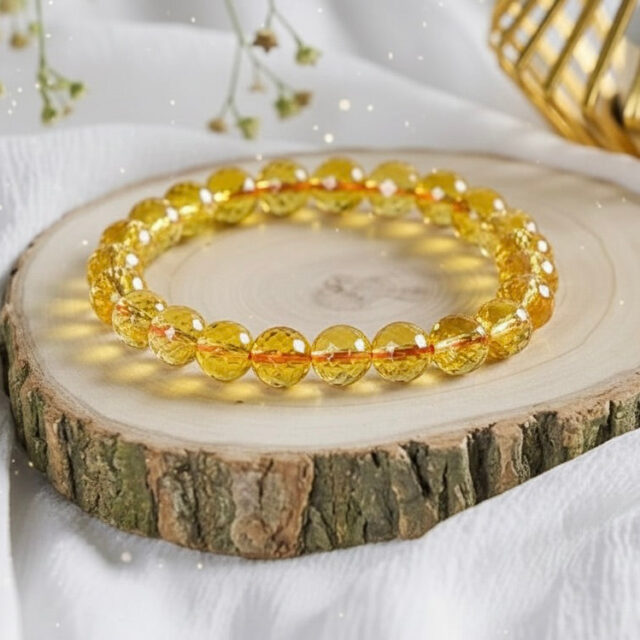 Citrine Bracelet - Crystal for Abundance & Confidence
