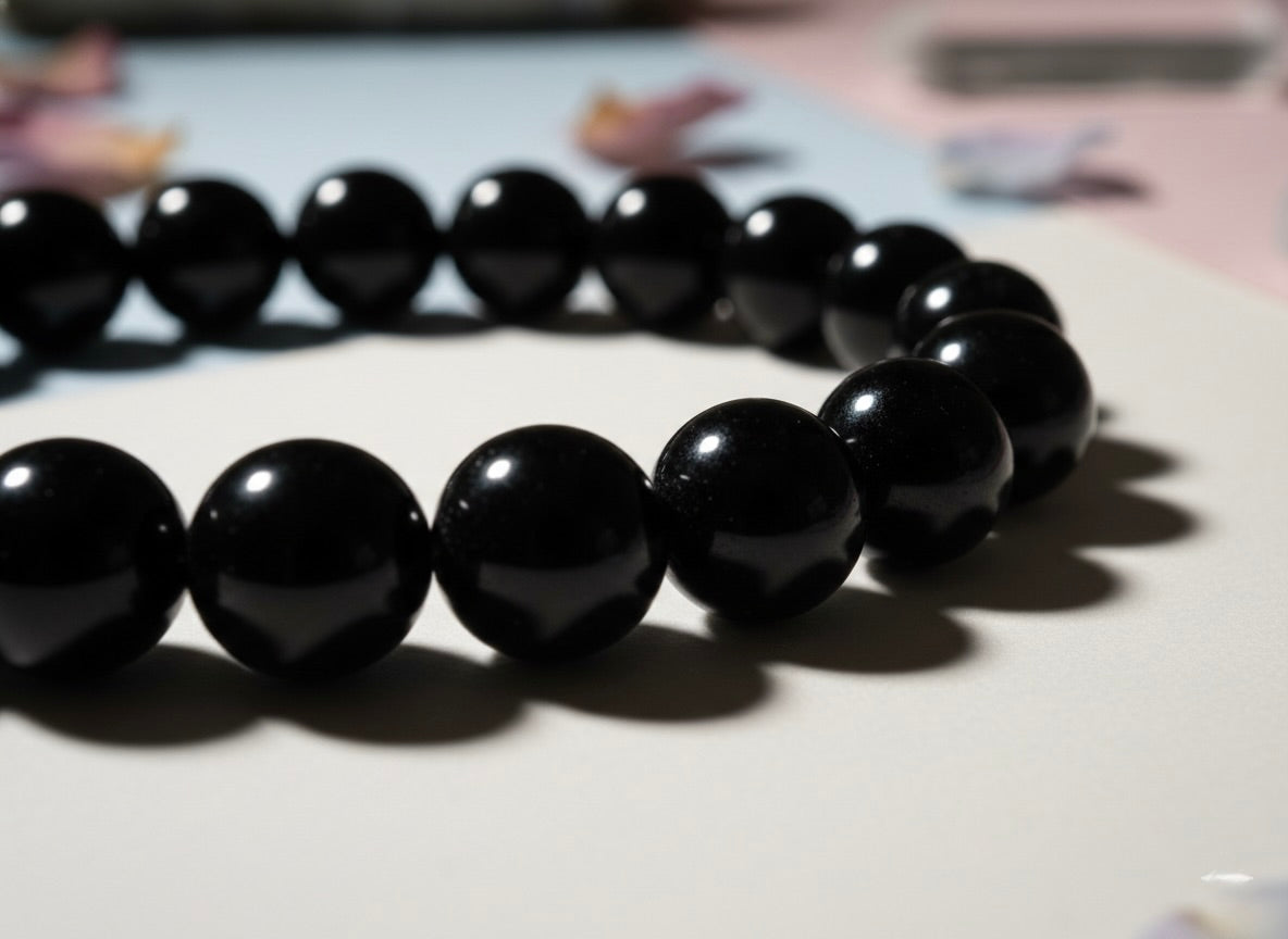 Black Tourmaline Bracelet – Crystal for Protection & Grounding - Image 3