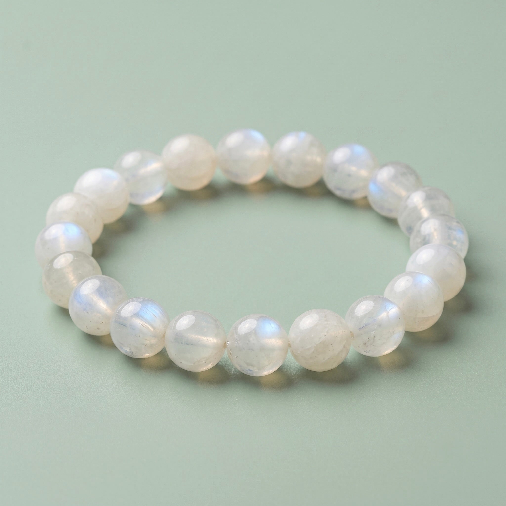 Natural Moonstone Crystal Bracelet for Intuition & Emotional Balance - Image 2