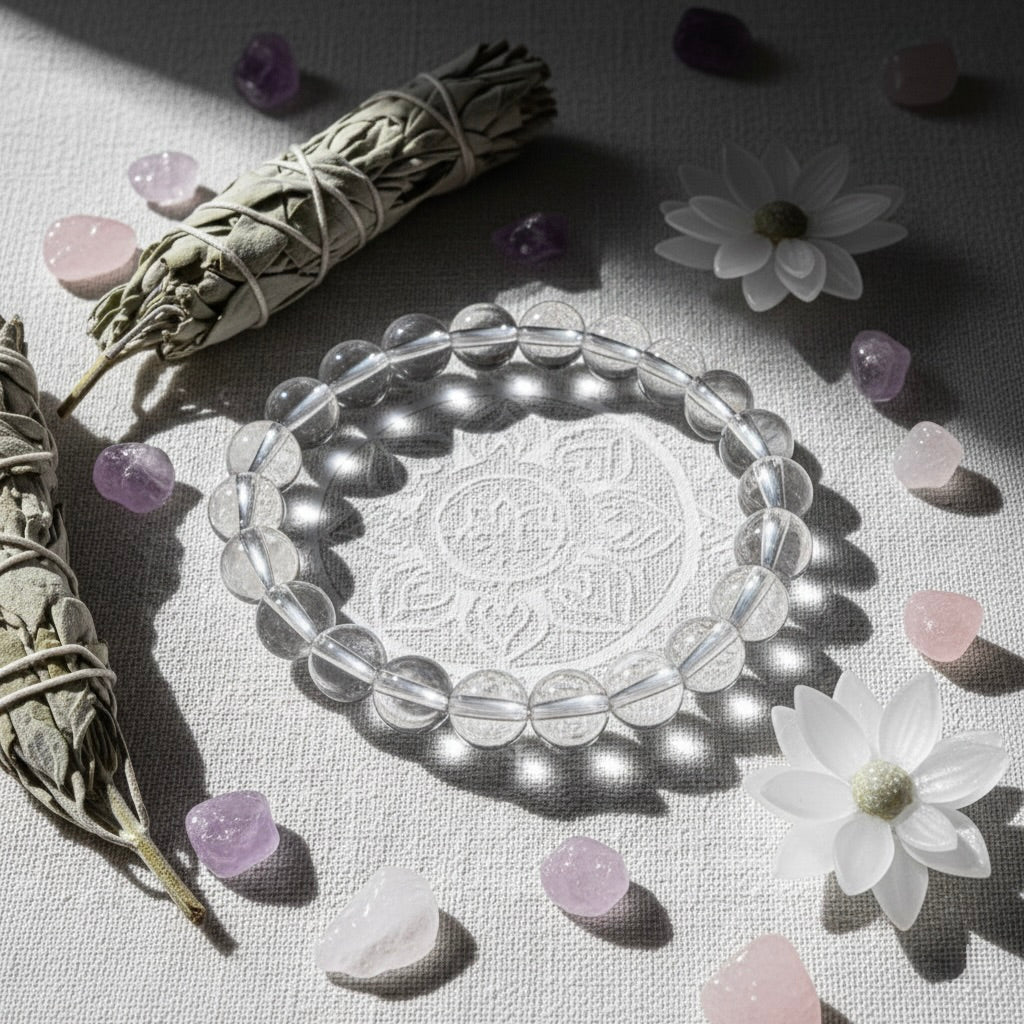 Clear Quartz Bracelet – Master Healer & Energy Amplifier - Image 3